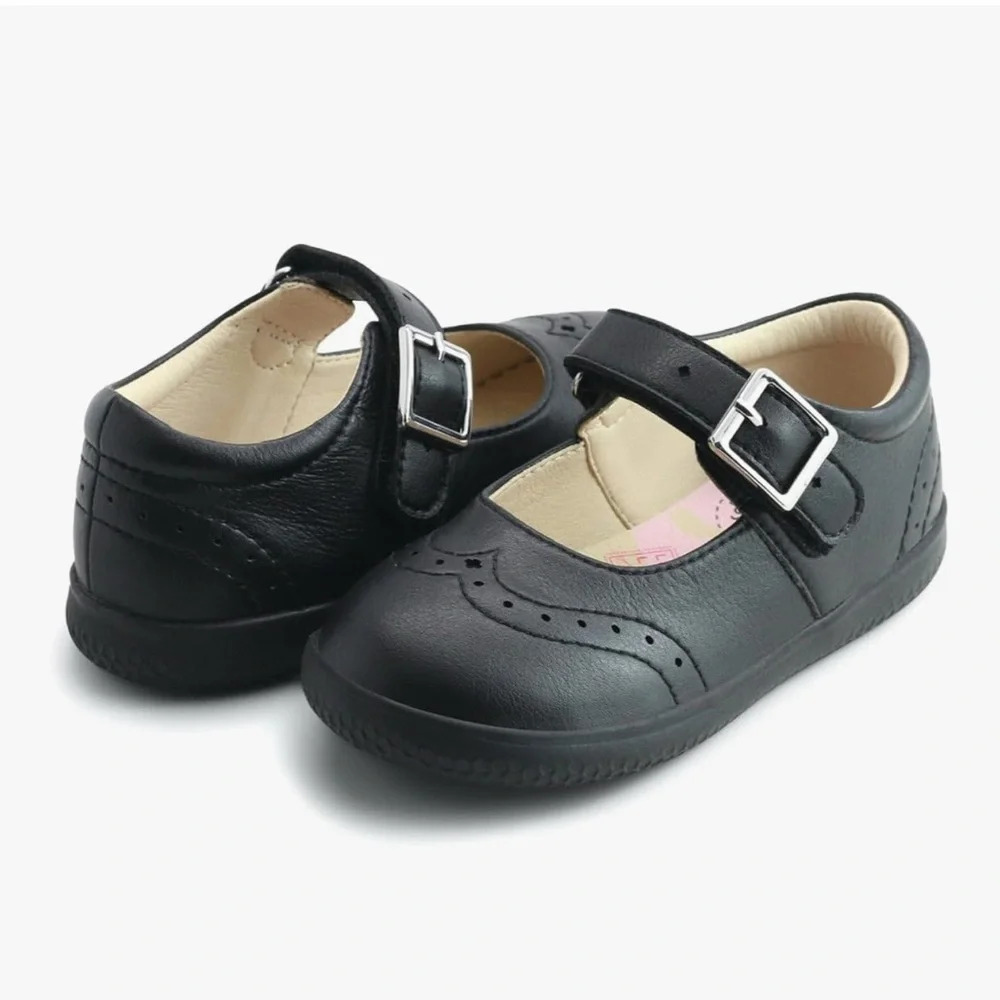Livie & Luca Classic Black Kids Libra Mary Jane Shoes size 9 NWOT